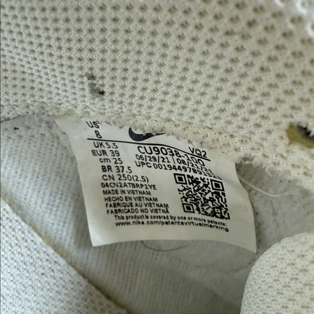 Nike Court Royale White Sneakers Women Size 8 - Picture 2 of 8